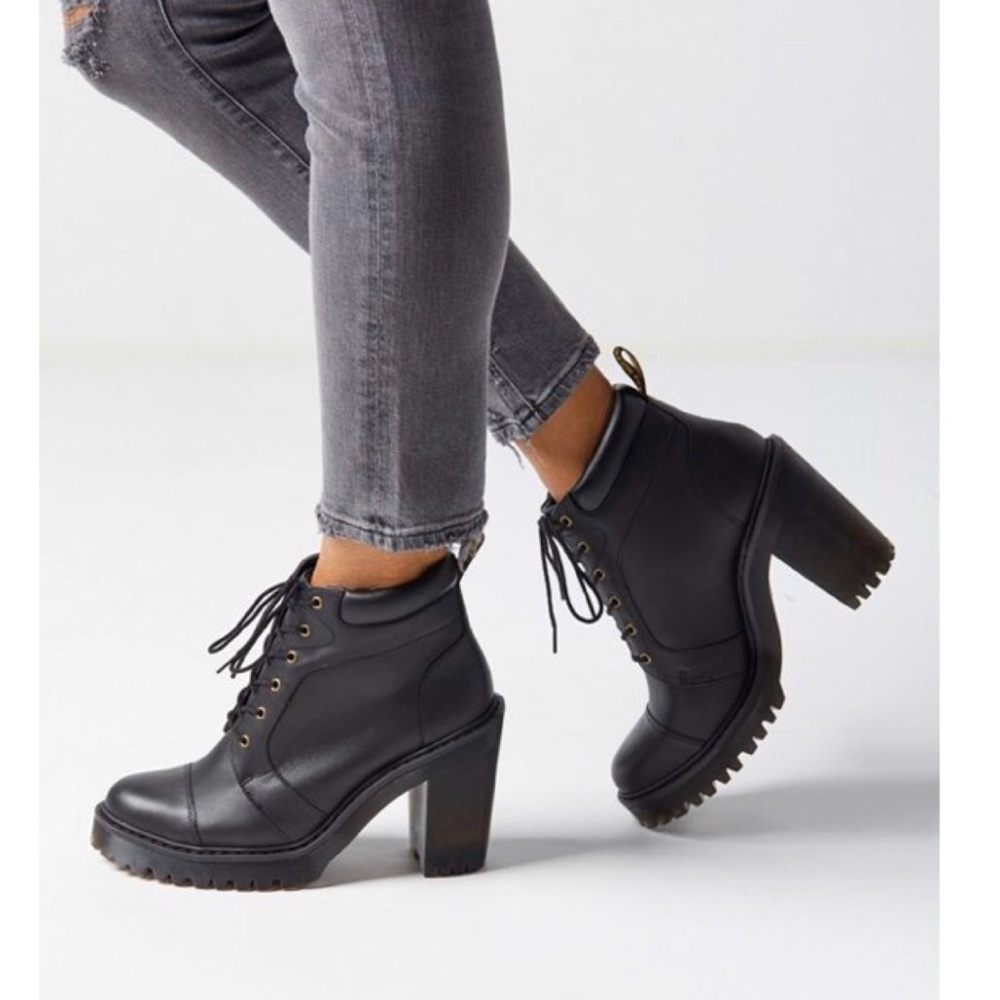 Dr. Martens Averil Boots Chunky Heels